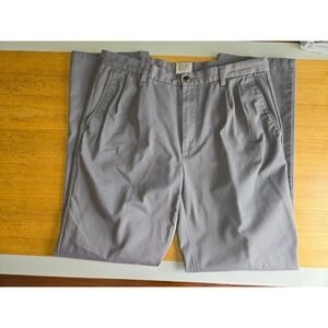 St. John's Bay Men's Gray Easy Care Pants – Size 36x34 – Used, Worn Twice